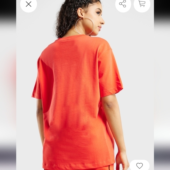 Rare Nike Air Woman's oversized heavy cotton t shirt Sz S fits M/L - Picture 4 of 10